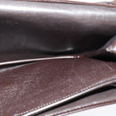 Christian Dior Trotter Canvas Shoulder Bag Brown Gold Auth 127215-17