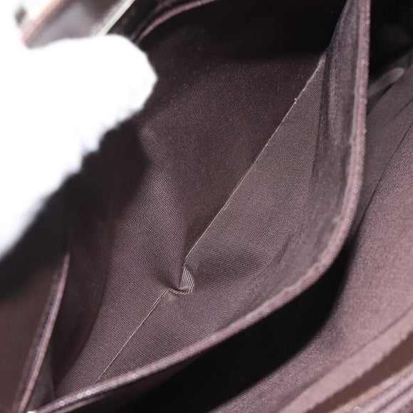 BURBERRY Nova Check Tote Bag Canvas Beige Silver Auth 127216