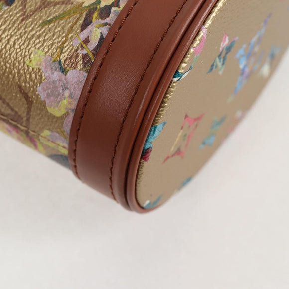 LOUIS VUITTON LV Garden Nano Bucket Shoulder Bag Beige M81724 LV Auth 127219SM