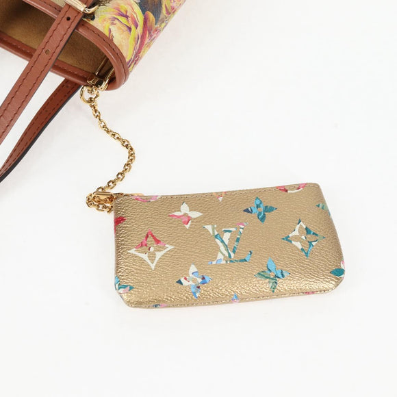 LOUIS VUITTON LV Garden Nano Bucket Shoulder Bag Beige M81724 LV Auth 127219SM