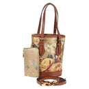 LOUIS VUITTON LV Garden Nano Bucket Shoulder Bag Beige M81724 LV Auth 127219SM-1