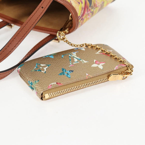 LOUIS VUITTON LV Garden Nano Bucket Shoulder Bag Beige M81724 LV Auth 127219SM