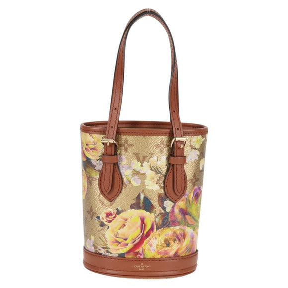 LOUIS VUITTON LV Garden Nano Bucket Shoulder Bag Beige M81724 LV Auth 127219SM