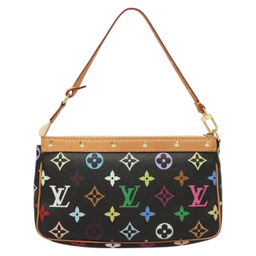 LOUIS VUITTON Monogram Multicolor Pochette Accessoires Black M92648 Auth 127223SAV - 0