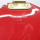 LOUIS VUITTON Vernis Monceau BB Hand Bag 2way Rose Andian M91579 LV Auth 127225-10