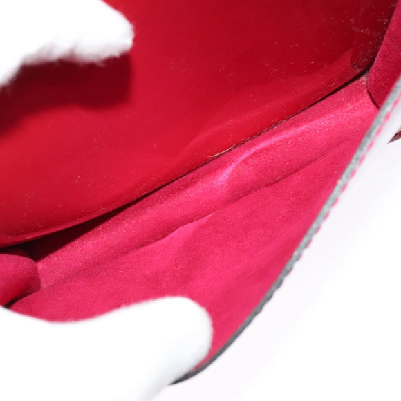 LOUIS VUITTON Vernis Monceau BB Hand Bag 2way Rose Andian M91579 LV Auth 127225