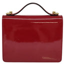 LOUIS VUITTON Vernis Monceau BB Hand Bag 2way Rose Andian M91579 LV Auth 127225-2