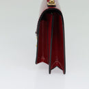 LOUIS VUITTON Vernis Monceau BB Hand Bag 2way Rose Andian M91579 LV Auth 127225-4