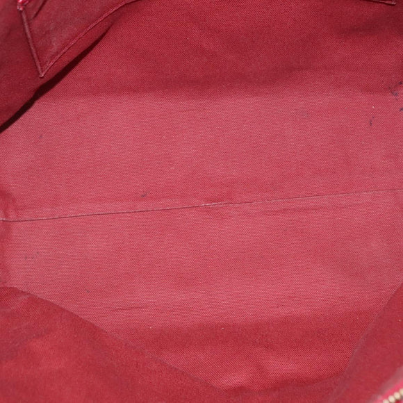 BURBERRY Nova Check Tote Bag PVC Beige Gold Auth 127229