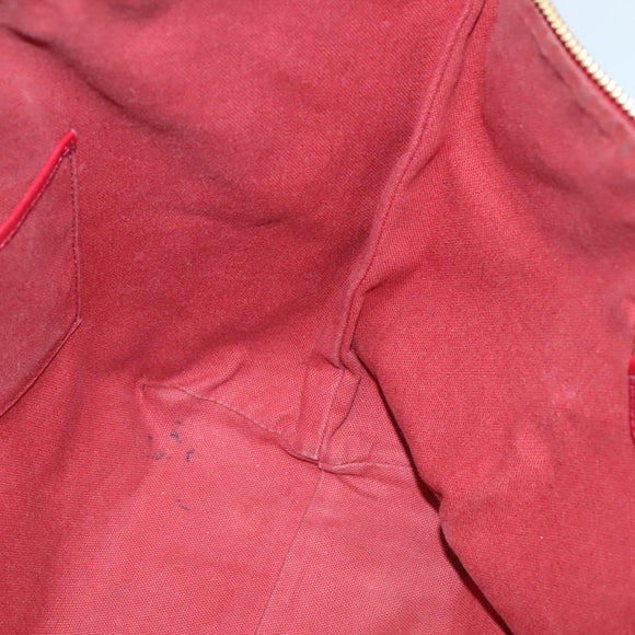 BURBERRY Nova Check Tote Bag PVC Beige Gold Auth 127229