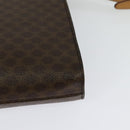 CELINE Macadam Canvas Shoulder Bag PVC Brown Gold Auth 127234-13