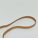 CELINE Macadam Canvas Shoulder Bag PVC Brown Gold Auth 127234-8