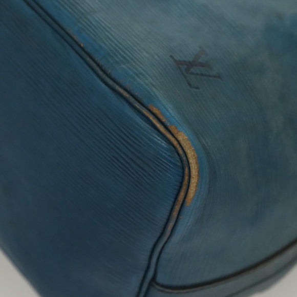 LOUIS VUITTON Epi Petit Noe Shoulder Bag Blue M44105 LV Auth 127238
