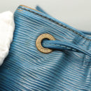 LOUIS VUITTON Epi Petit Noe Shoulder Bag Blue M44105 LV Auth 127238-18