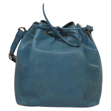 LOUIS VUITTON Epi Petit Noe Shoulder Bag Blue M44105 LV Auth 127238 - 0