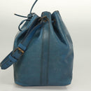 LOUIS VUITTON Epi Petit Noe Shoulder Bag Blue M44105 LV Auth 127238-4