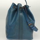 LOUIS VUITTON Epi Petit Noe Shoulder Bag Blue M44105 LV Auth 127238-5