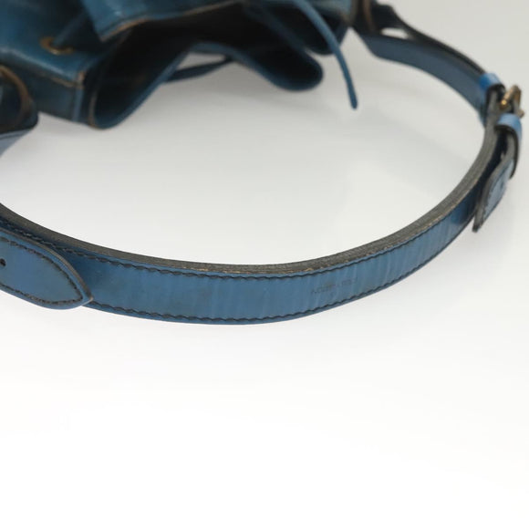 LOUIS VUITTON Epi Petit Noe Shoulder Bag Blue M44105 LV Auth 127238