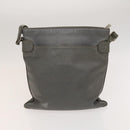 LOUIS VUITTON Taiga Vernis Shoulder Bag 2Set Beige Gray LV Auth 127248-3