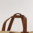 BURBERRY Nova Check Hand Bag Canvas 2Set Beige Auth 127249-6