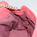 CHANEL Matelasse Chain Shoulder Bag Caviar Skin Red CC Auth 127257-19