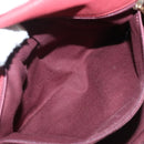 CHANEL Matelasse Chain Shoulder Bag Caviar Skin Red CC Auth 127257-22