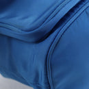 PRADA Hand Bag Nylon 2way Blue Gold Auth 127263V-10