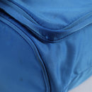 PRADA Hand Bag Nylon 2way Blue Gold Auth 127263V-11