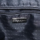 BURBERRY Nova Check Hand Bag PVC Beige Silver Auth 127268-16