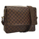 LOUIS VUITTON Damier Ebene Shelton GM Shoulder Bag N41148 LV Auth 127278-1