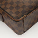 LOUIS VUITTON Damier Ebene Shelton GM Shoulder Bag N41148 LV Auth 127278-8