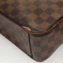 LOUIS VUITTON Damier Ebene Shelton GM Shoulder Bag N41148 LV Auth 127278-17