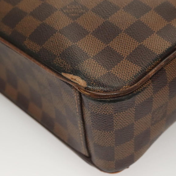 LOUIS VUITTON Damier Ebene Shelton GM Shoulder Bag N41148 LV Auth 127278