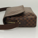 LOUIS VUITTON Damier Ebene Shelton GM Shoulder Bag N41148 LV Auth 127278-4