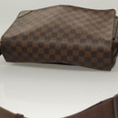 LOUIS VUITTON Damier Ebene Shelton GM Shoulder Bag N41148 LV Auth 127278-6