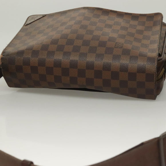 LOUIS VUITTON Damier Ebene Shelton GM Shoulder Bag N41148 LV Auth 127278