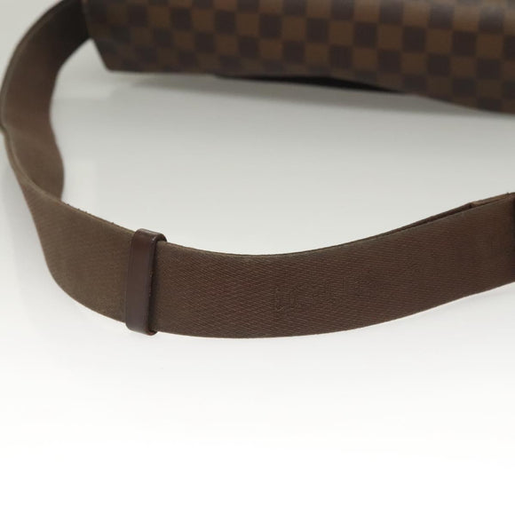 LOUIS VUITTON Damier Ebene Shelton GM Shoulder Bag N41148 LV Auth 127278