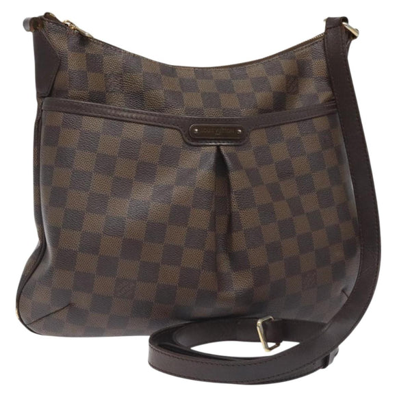 LOUIS VUITTON Damier Ebene Bloomsbury GM Shoulder Bag N42250 LV Auth 127290