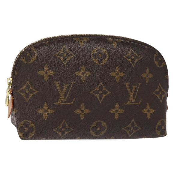 LOUIS VUITTON Monogram Pochette Cosmetic PM Cosmetic Pouch M47515 LV Auth 127297