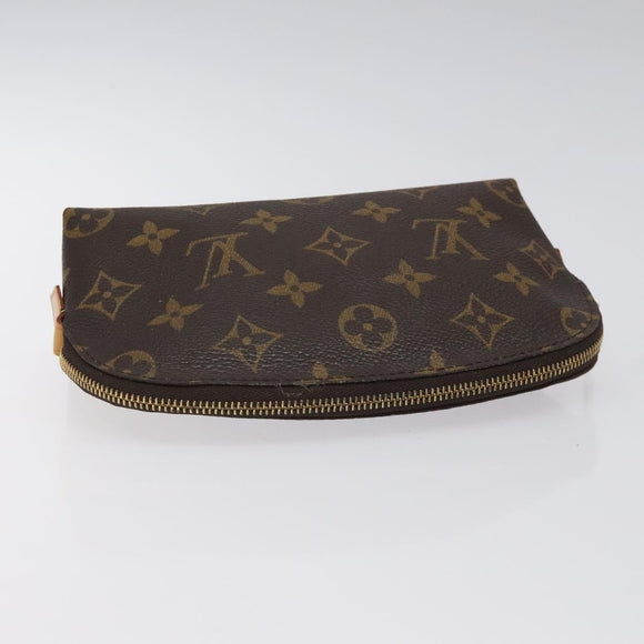 LOUIS VUITTON Monogram Pochette Cosmetic PM Cosmetic Pouch M47515 LV Auth 127297