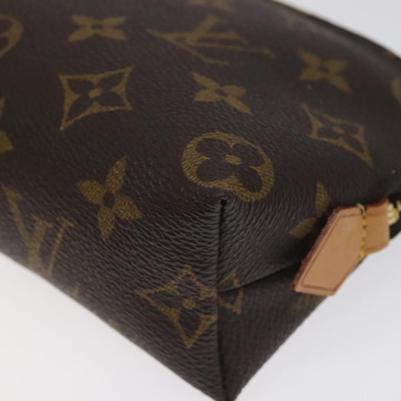 LOUIS VUITTON Monogram Pochette Cosmetic PM Cosmetic Pouch M47515 LV Auth 127297