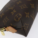 LOUIS VUITTON Monogram Pochette Cosmetic PM Cosmetic Pouch M47515 LV Auth 127297-9