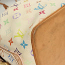 LOUIS VUITTON Monogram Multicolor Petit Noe Bag White M42229 LV Auth 127305-9