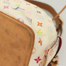 LOUIS VUITTON Monogram Multicolor Petit Noe Bag White M42229 LV Auth 127305-14