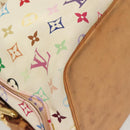 LOUIS VUITTON Monogram Multicolor Petit Noe Bag White M42229 LV Auth 127305-15