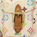 LOUIS VUITTON Monogram Multicolor Petit Noe Bag White M42229 LV Auth 127305-17