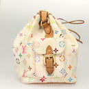 LOUIS VUITTON Monogram Multicolor Petit Noe Bag White M42229 LV Auth 127305-4