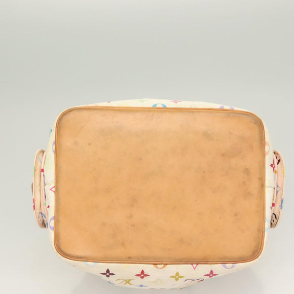 LOUIS VUITTON Monogram Multicolor Petit Noe Bag White M42229 LV Auth 127305
