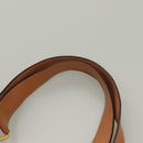 CELINE Macadam Canvas Shoulder Bag PVC Brown Gold Auth 127309-8