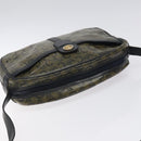 CELINE C Sulky Shoulder Bag PVC Navy Gold Auth 127311-6